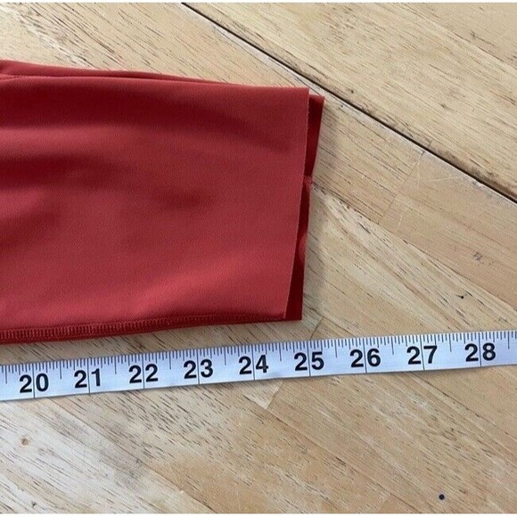 Varley Meadow Yoga Leggings Athleisure Sporty Spice Red 7/8 Leg Mid Rise Large - Picture 9 of 10